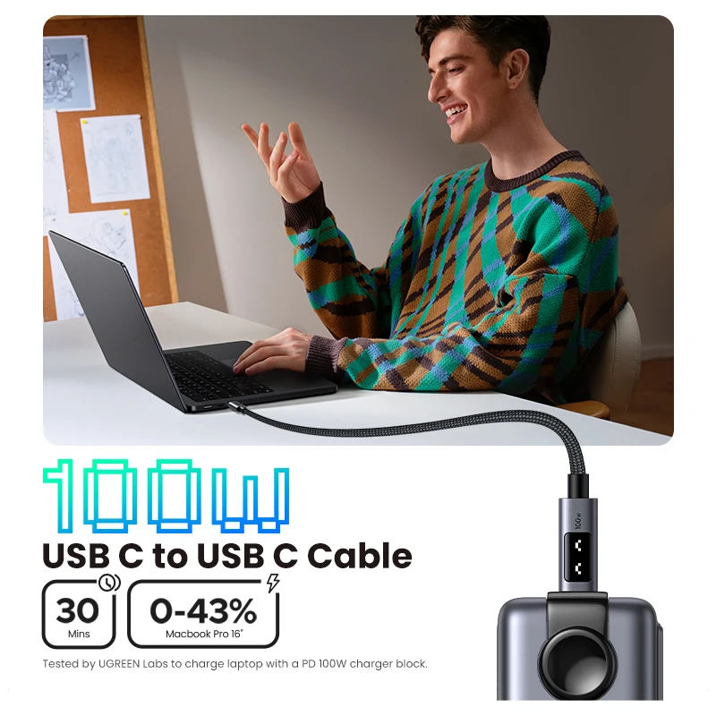 Ugreen uno pd100w кабель usb c - Фотография_2
