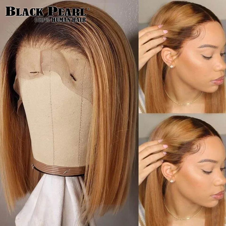 Ombre straight bob 13x6x2 парики - Фотография_5