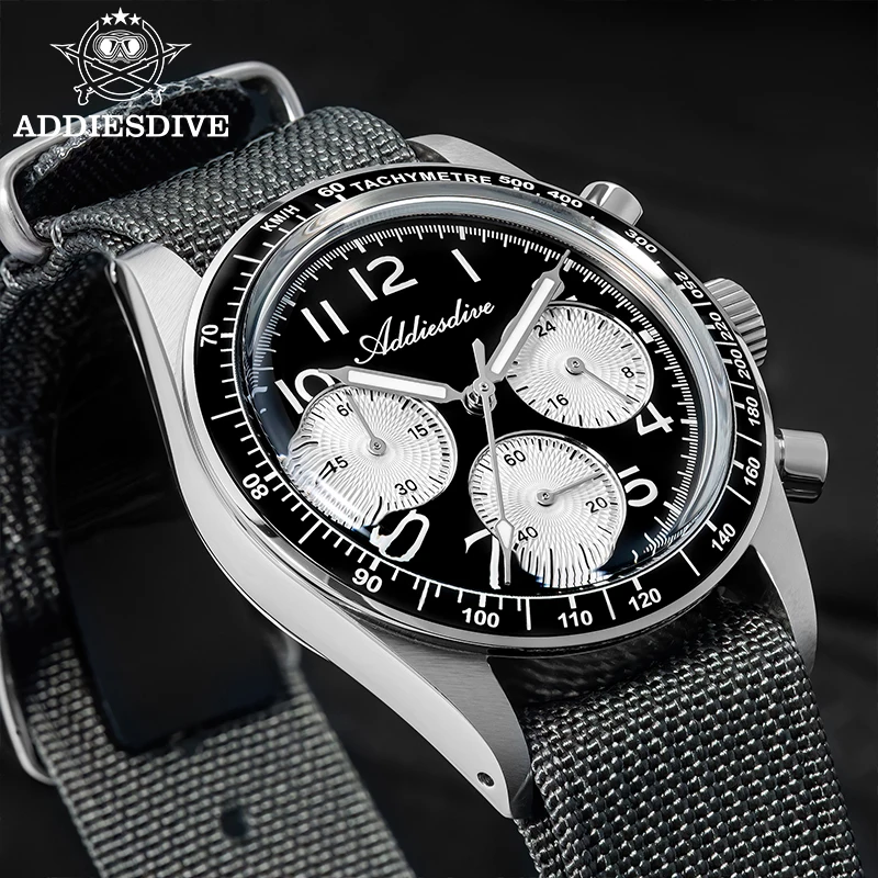 Addiesdive новые мужские часы vk63 - Фотография_4