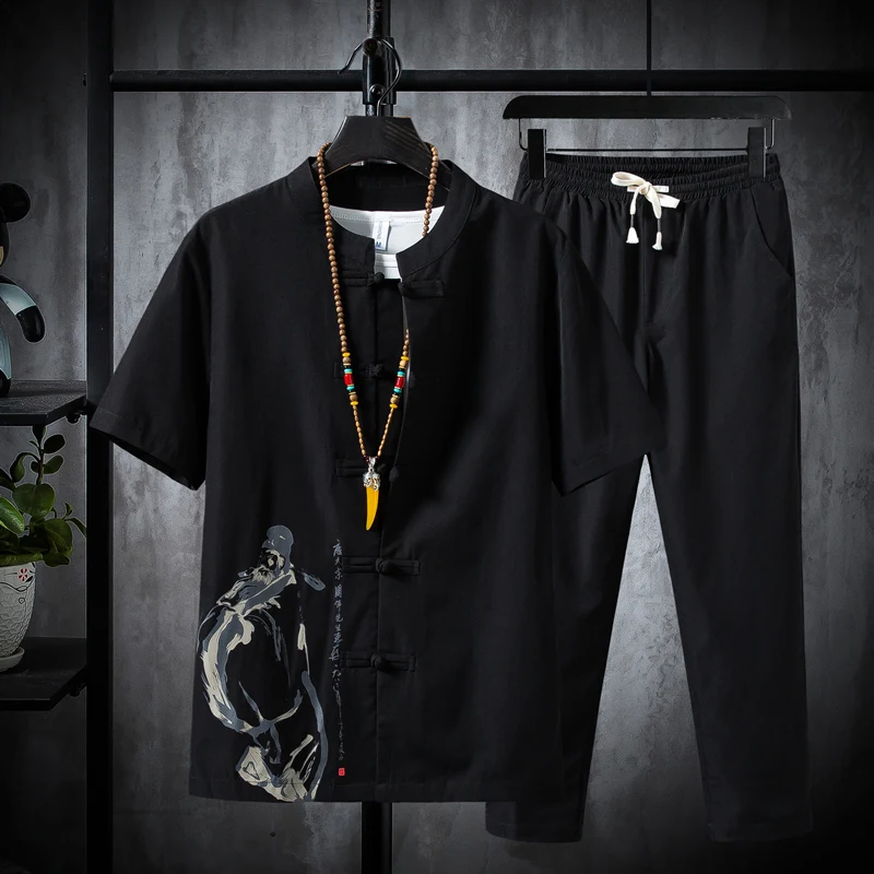 (рубашка + брюки) летняя модная - Фотография_2