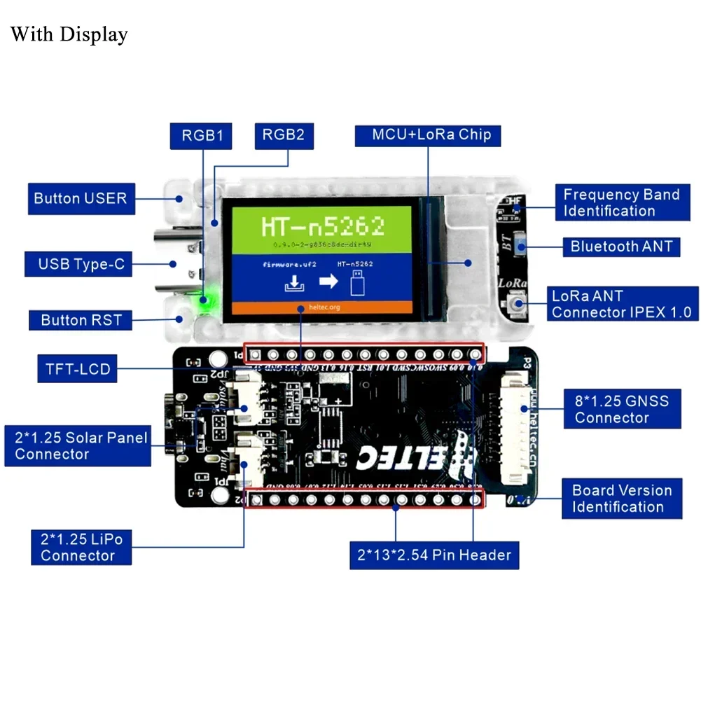 Heltec mesh node t114 lora + ble - Фотография_3