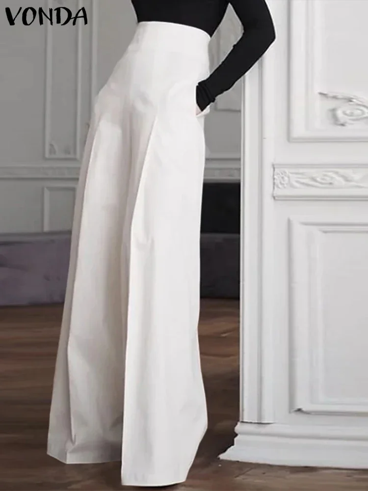 Брюки vonda женские офисные с завышенной талией