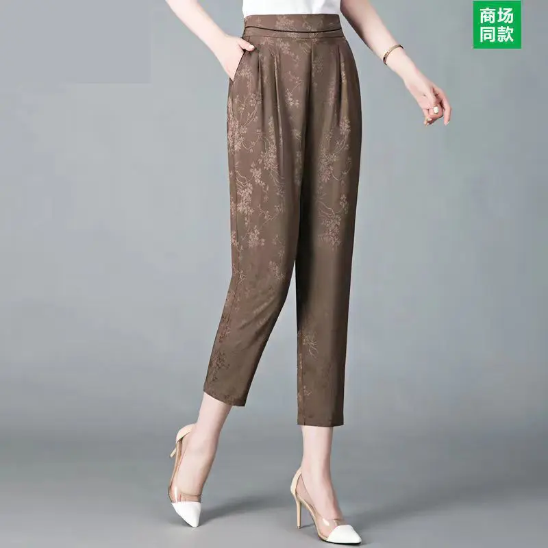 Летние тонкие модные женские брюки 2023 - Фотография_4