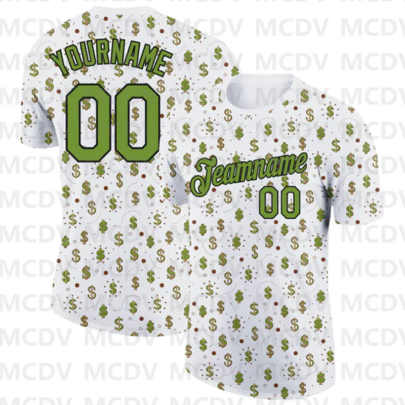 Бело-черная футболка с 3d рисунком - Фотография_6