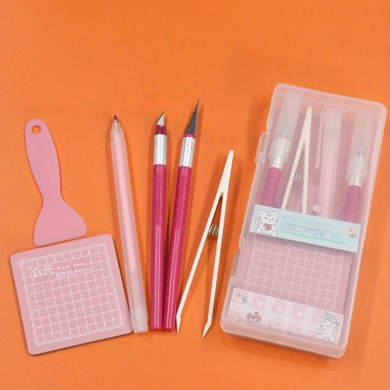 Набор инструментов для рукоделия своими руками с режущей подушечкой - Фотография_5