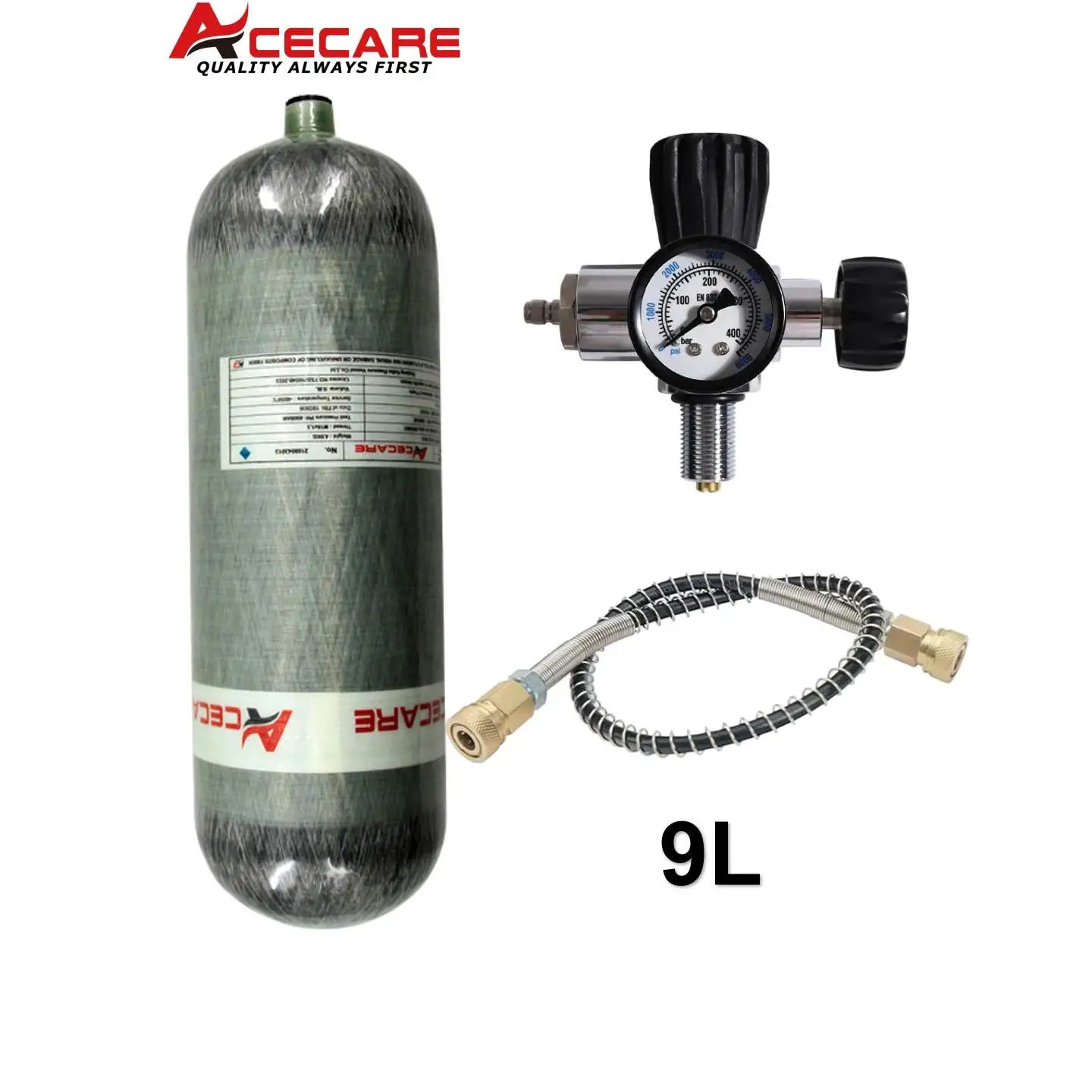 Acecare 4500psi 300bar 9l цилиндр