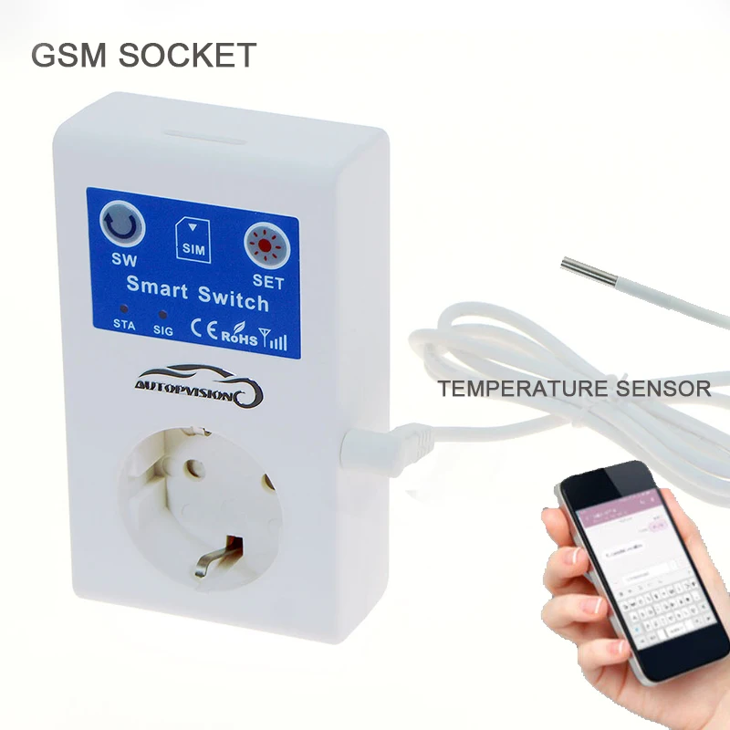 Розетка gsm с датчиком температуры - Фотография_4