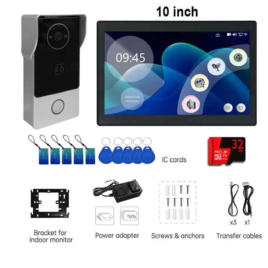 Беспроводная wi-fi 2-проводная видеодомофонная система - Фотография_6