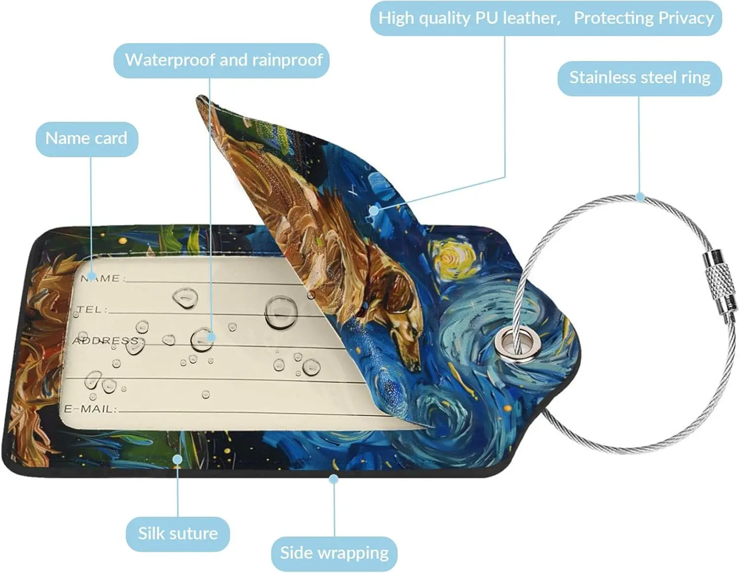 Забавные багажные бирки для чемоданов - Фотография_3