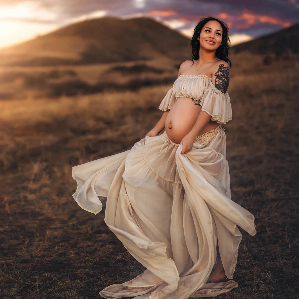 Однотонное шифоновое платье для - Фотография_5