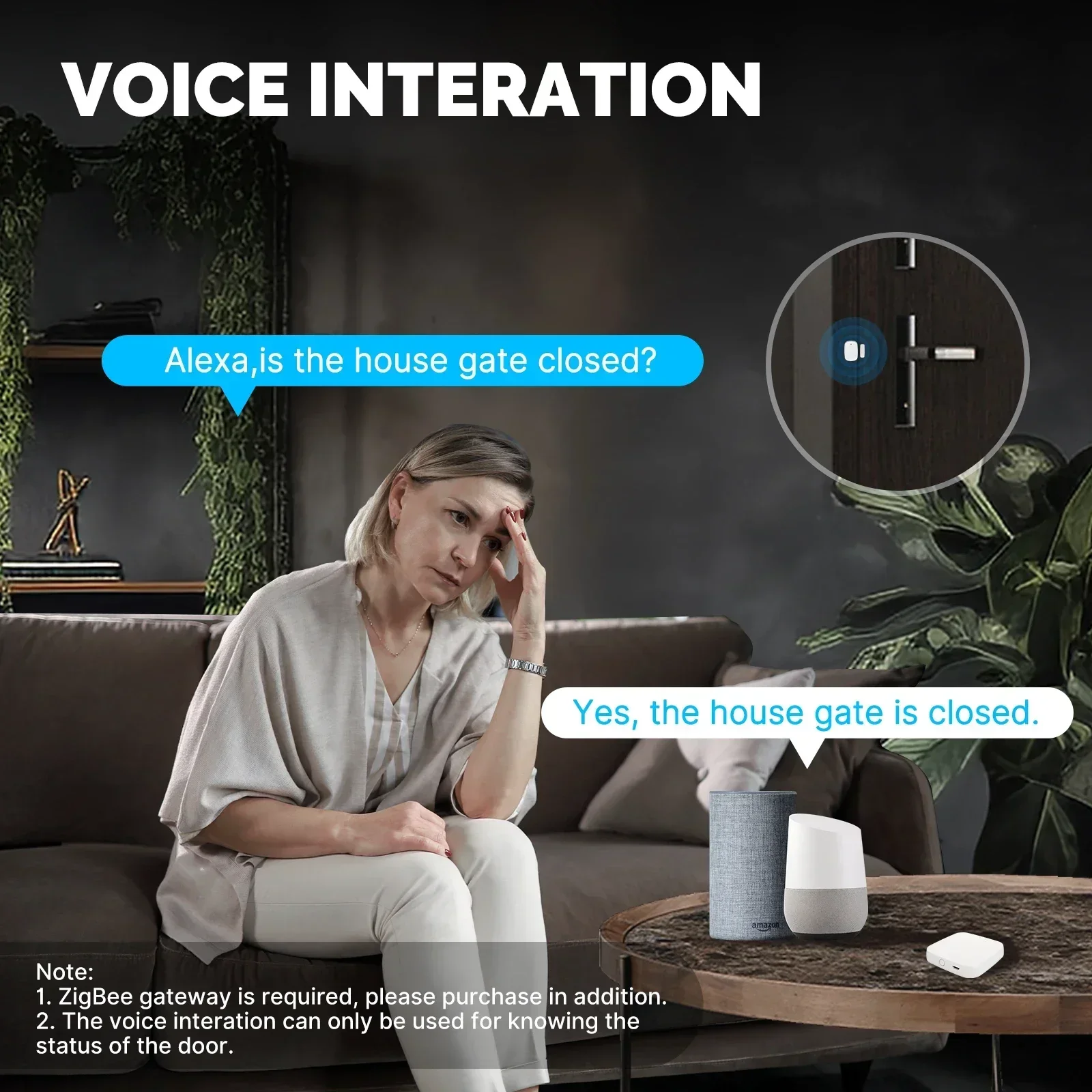 Умный дверной датчик moes zigbee/wifi - Фотография_6