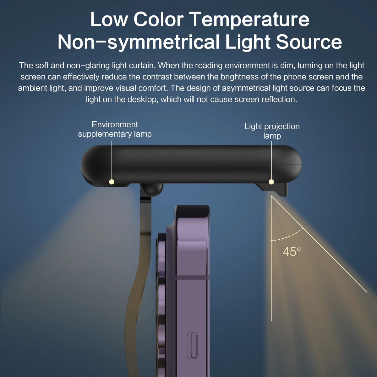Магнитная лампа для ночного чтения с защитой глаз - Фотография_2
