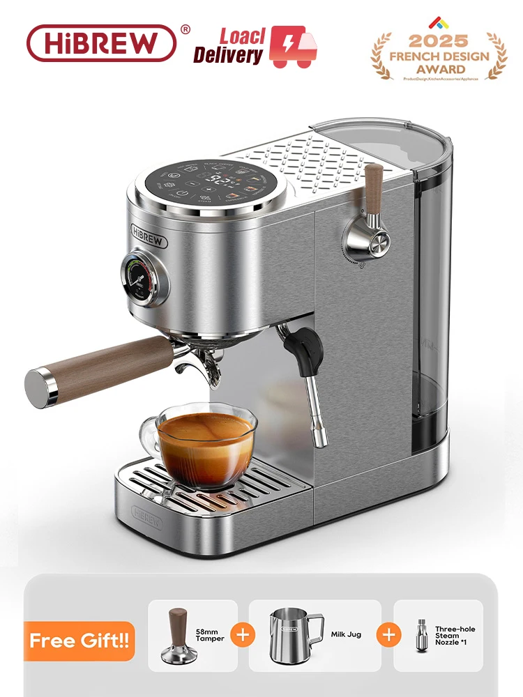 Полуавтоматическая кофемашина для эспрессо hibrew