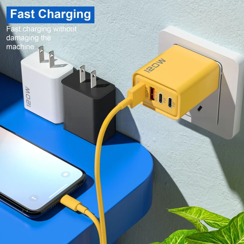 Зарядное устройство usb type-c с 4 портами - Фотография_3