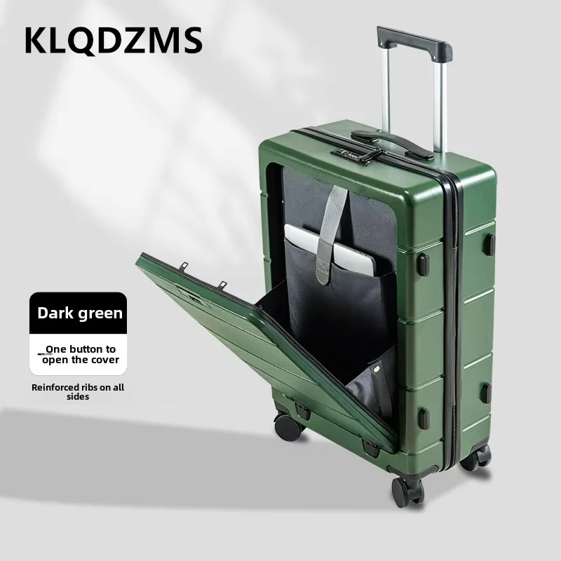 Klqdzms ручной дорожный чемодан с передним отверстием для ноутбука - Фотография_4