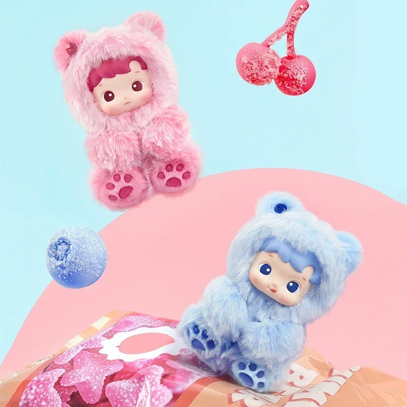 Pop mart hacipupu gummy bear series-виниловый плюшевый кулон - Фотография_4