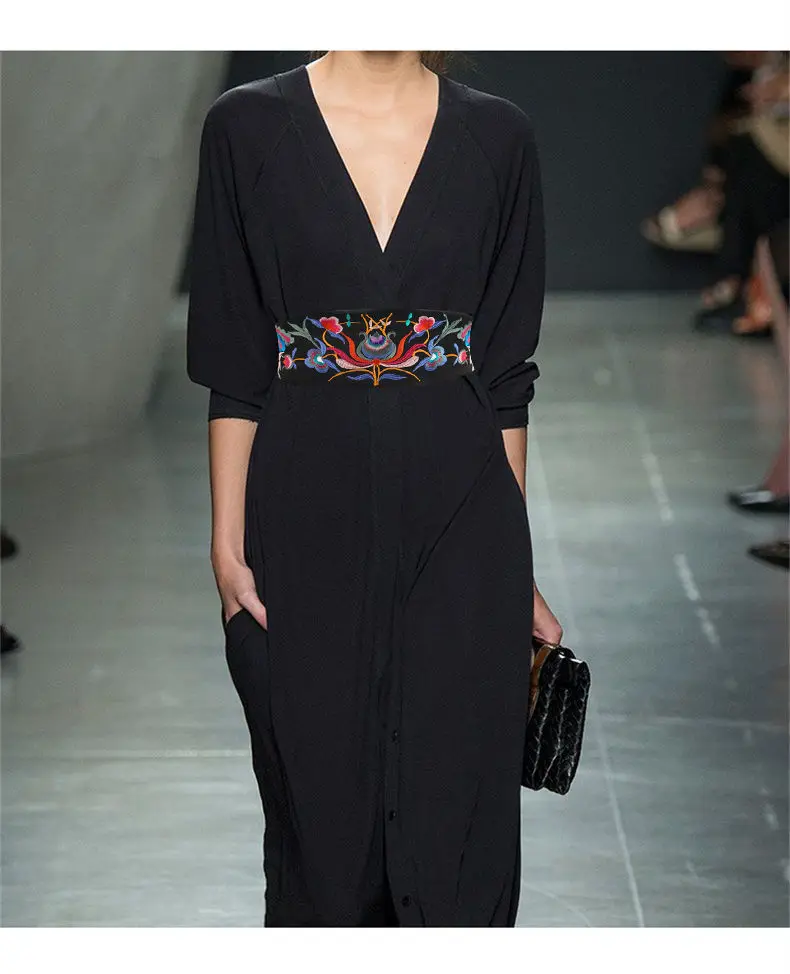 Пояс в китайском стиле с ручной вышивкой - Фотография_6