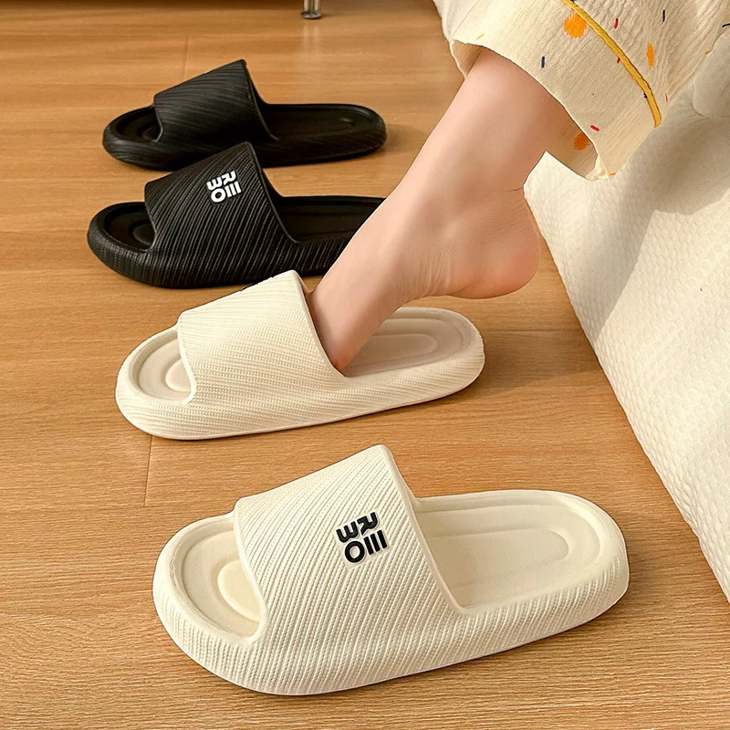 Модные тапочки, дышащие домашние сандалии - Фотография_5