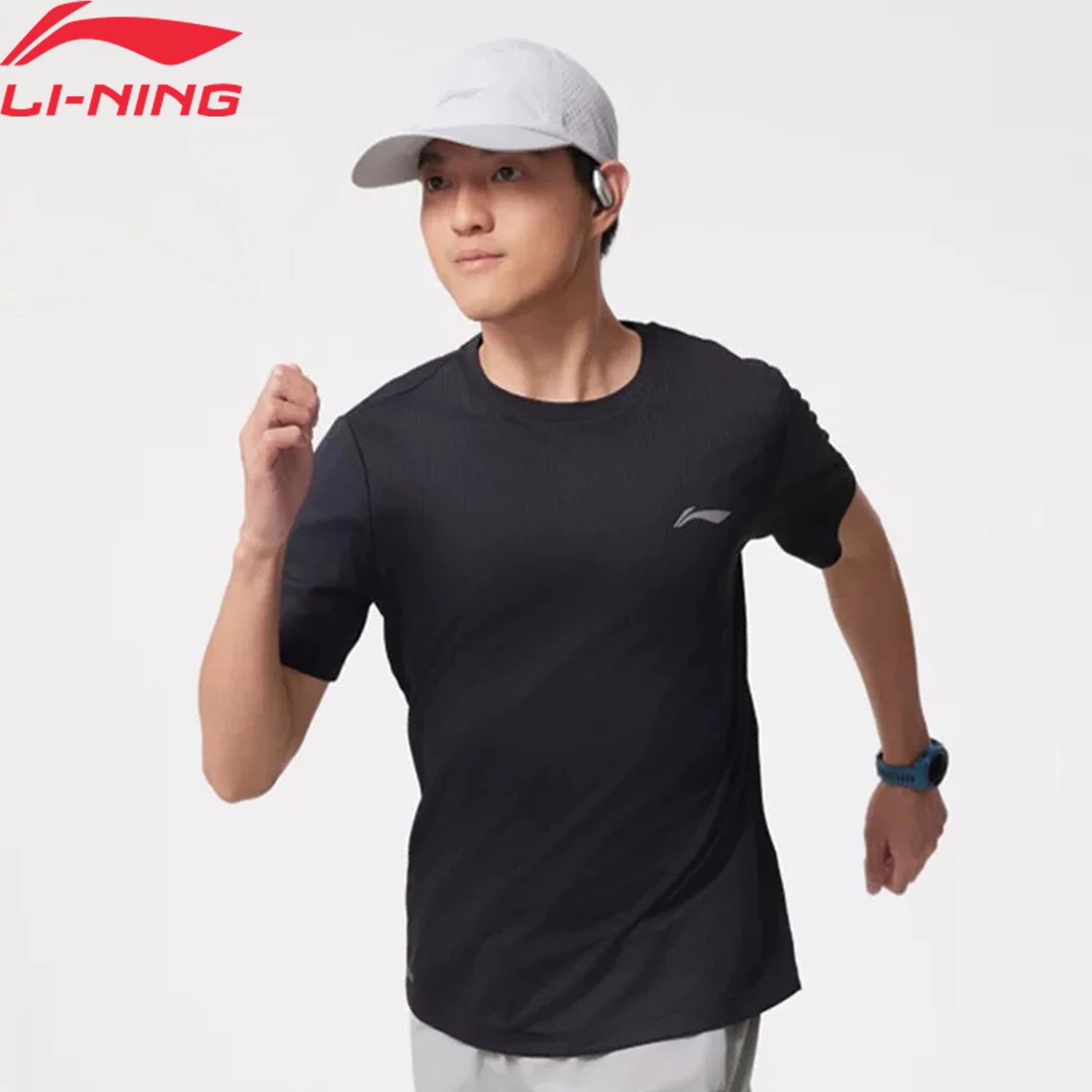 Мужская спортивная футболка li-ning для бега at air