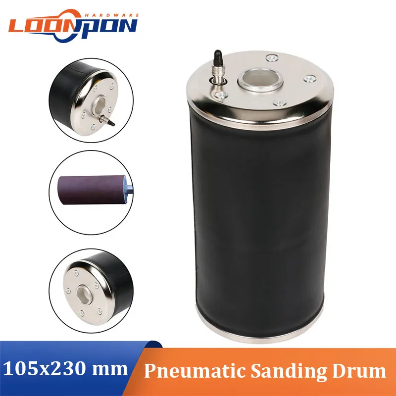 Пневматический шлифовальный барабан 105x230 мм