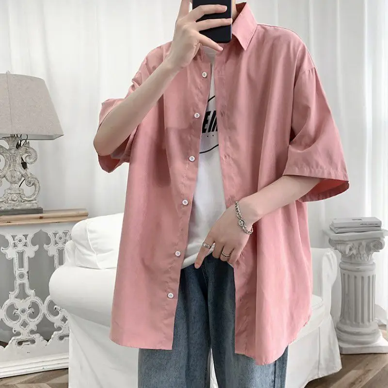 Рубашка мужская тонкая с отложным воротником - Фотография_6