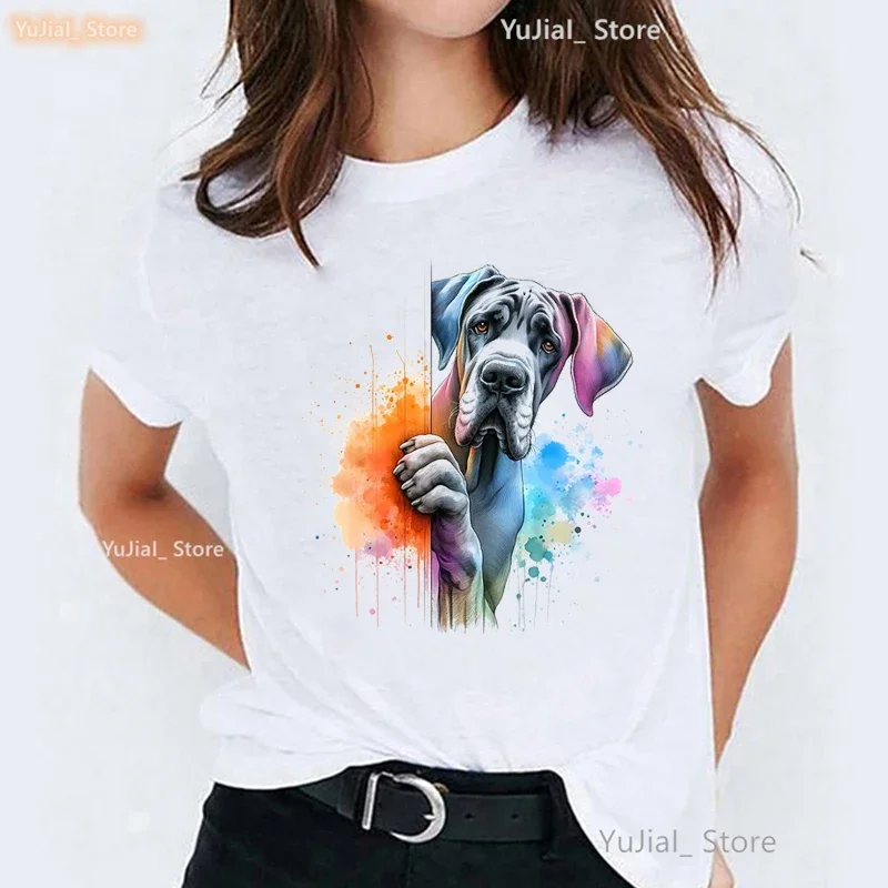 Футболка женская с принтом «мопса» - Фотография_2