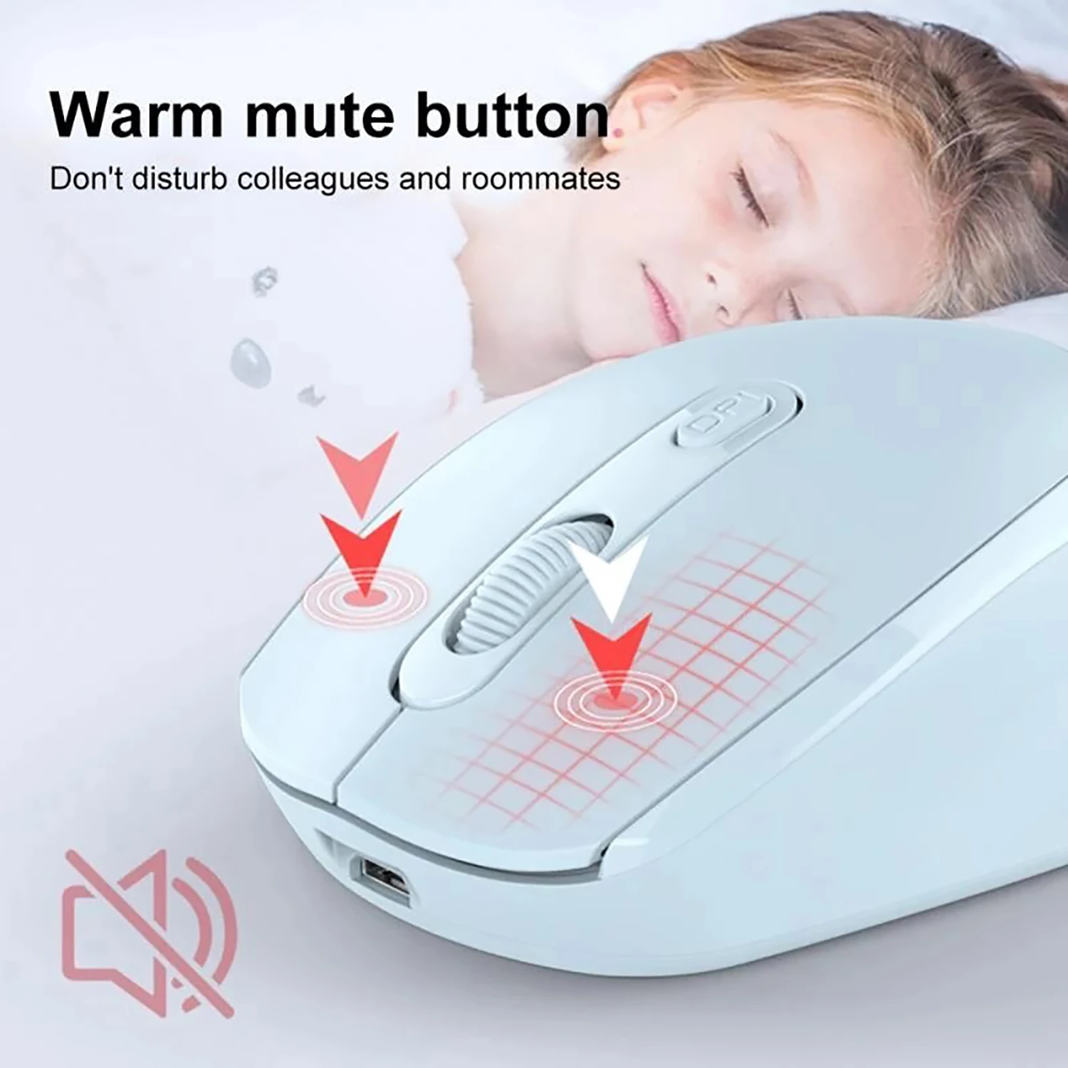 Беспроводная бесшумная мышь - Фотография_3