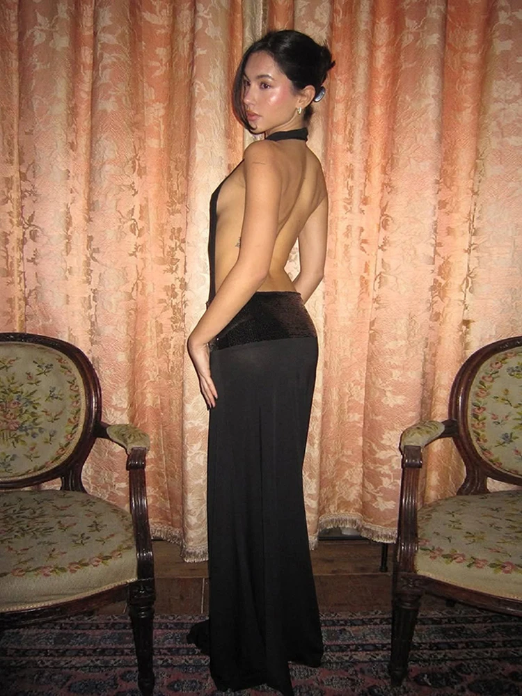 Kliou модные женские платья с открытой спиной - Фотография_6