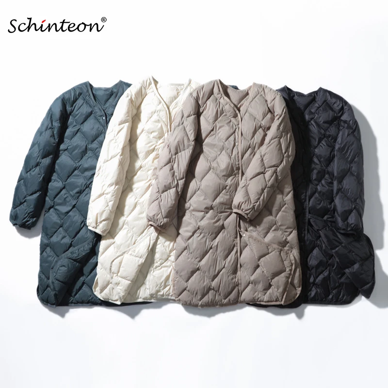 Женский сверхлегкий пуховик schinteon