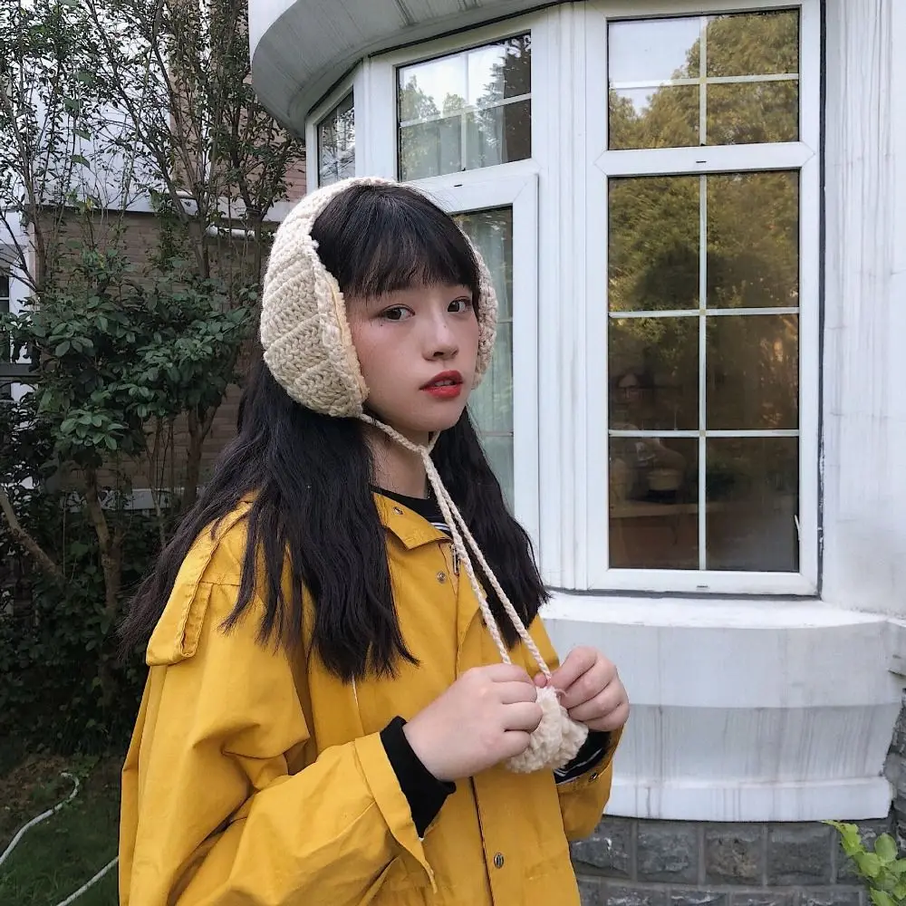 Шикарные плюшевые наушники в корейском стиле y2k - Фотография_5