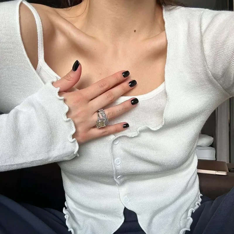 Tuularose женский вязаный топ 2025 - Фотография_3