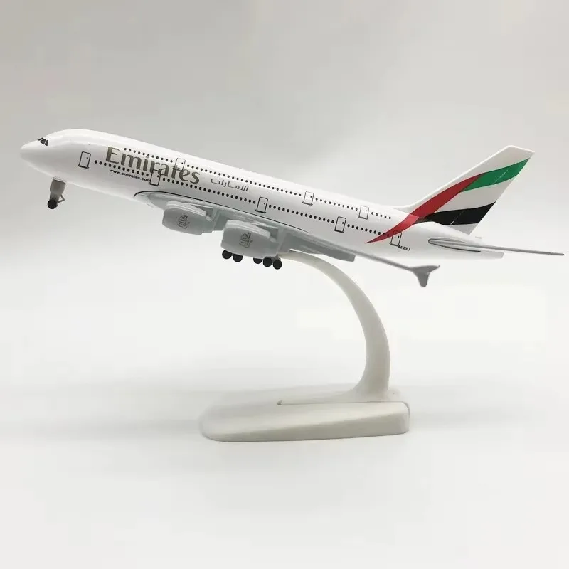 20 см a380 emirates airlines 1:400 модель самолета из сплава airbus