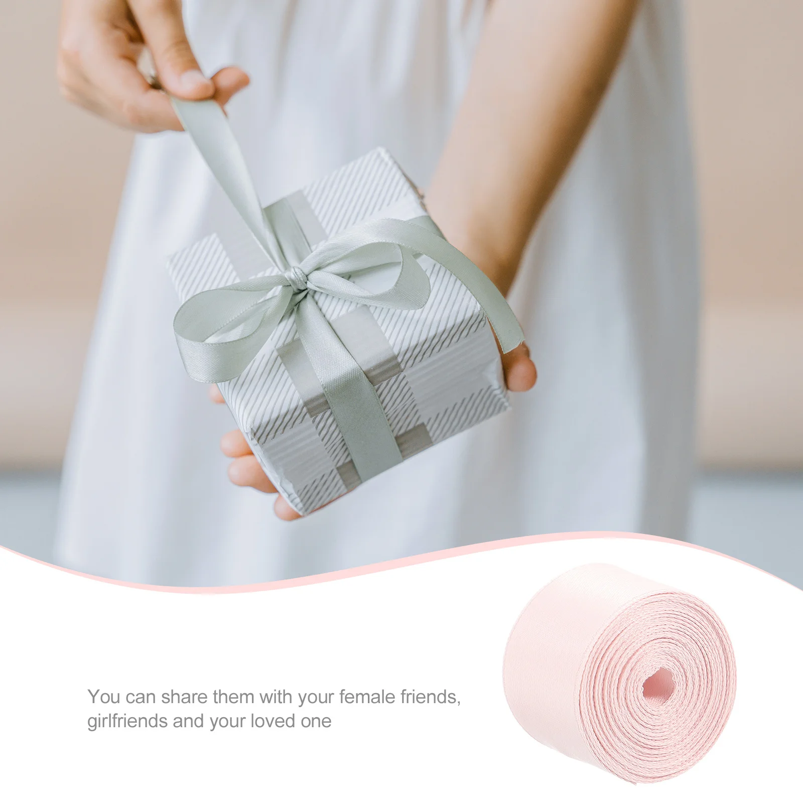 Удобная розовая атласная лента для острого балетки - Фотография_4