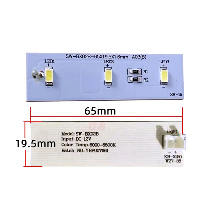 Abmi-2pcs светодиодный светильник - Фотография_6