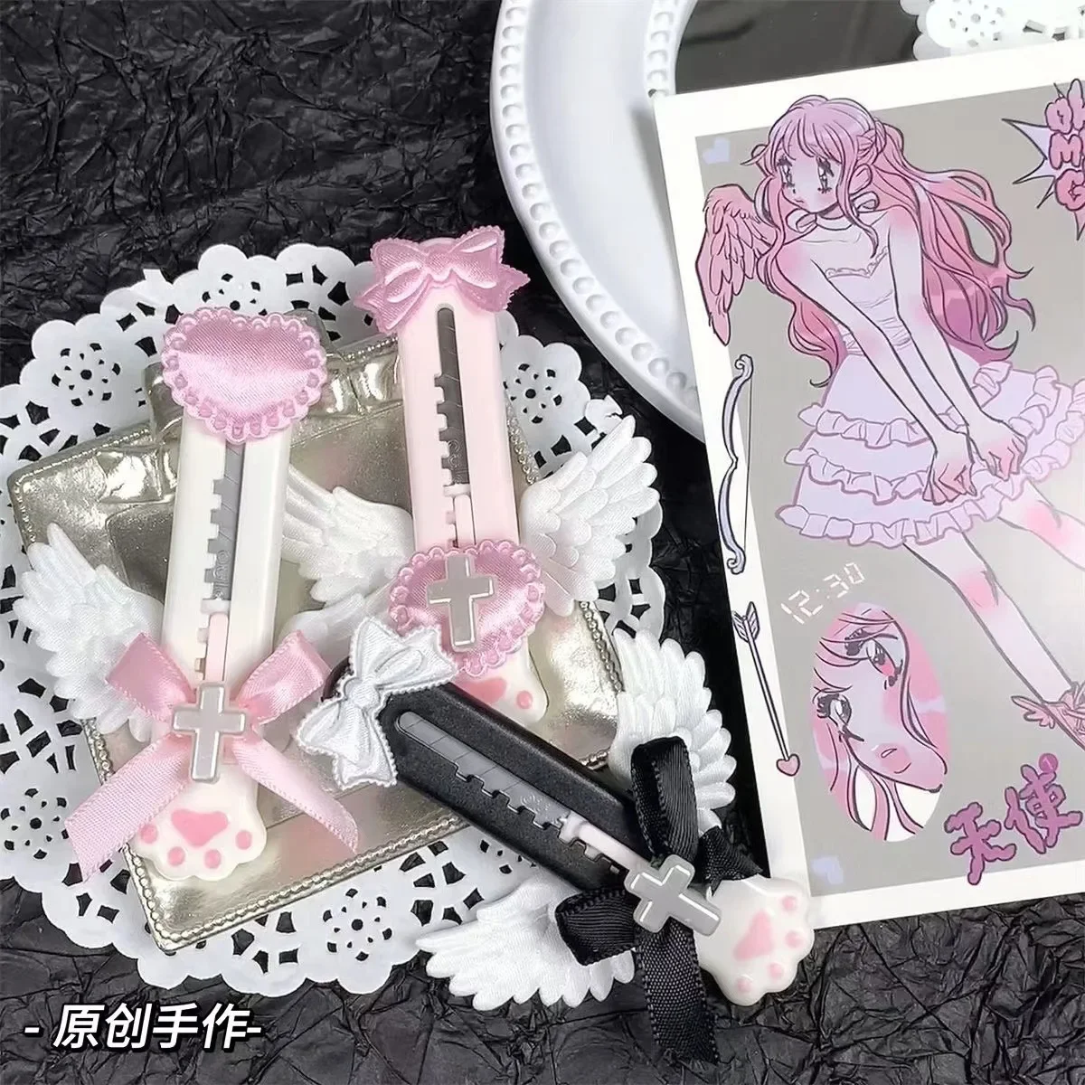 Универсальный нож с милыми кошачьими лапками - Фотография_3