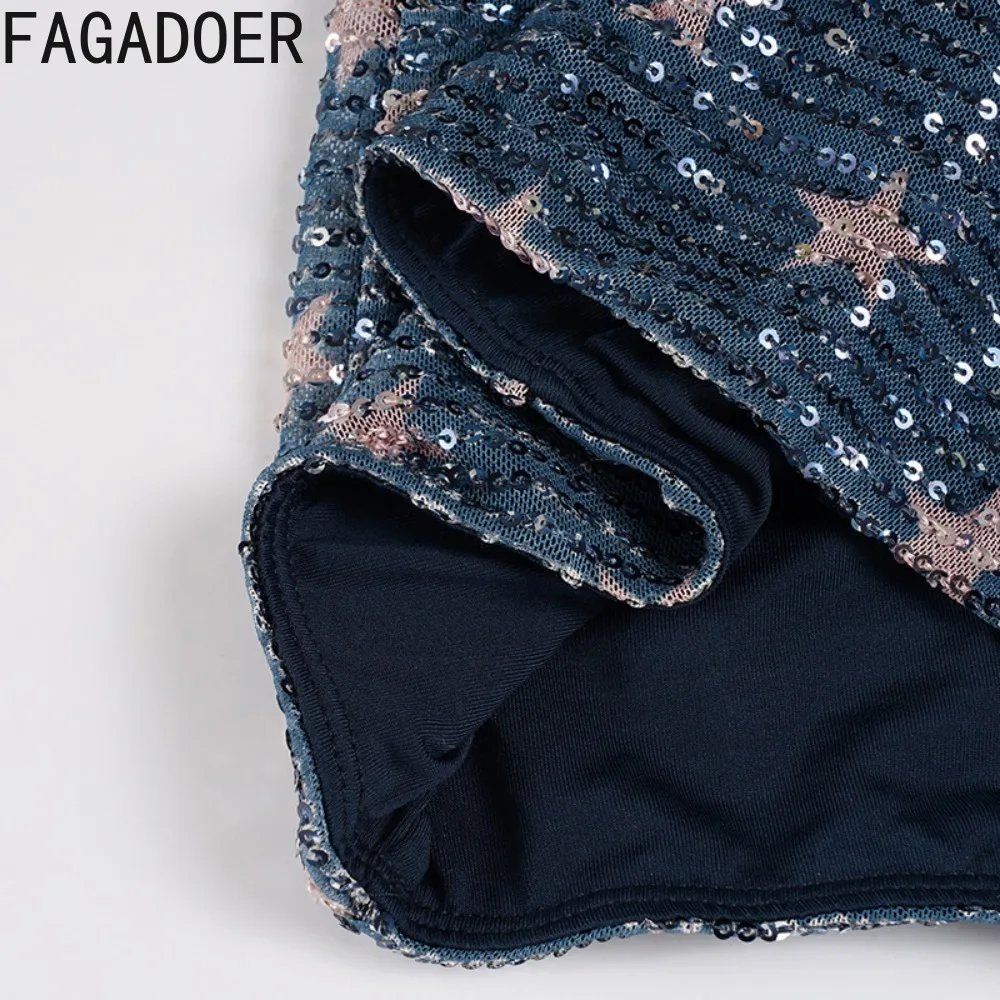 Fagadoer y2k модные облегающие - Фотография_6