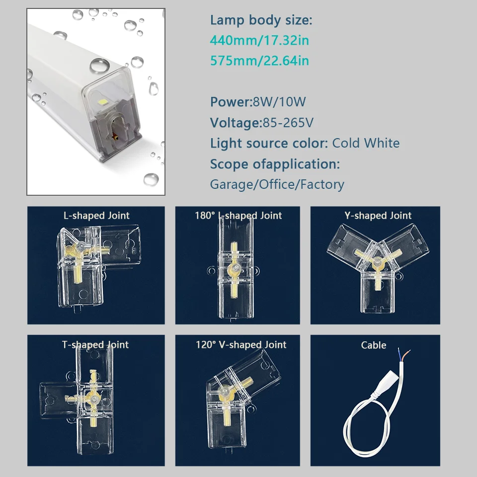 Светодиодный сотовый светильник для гаража - Фотография_4