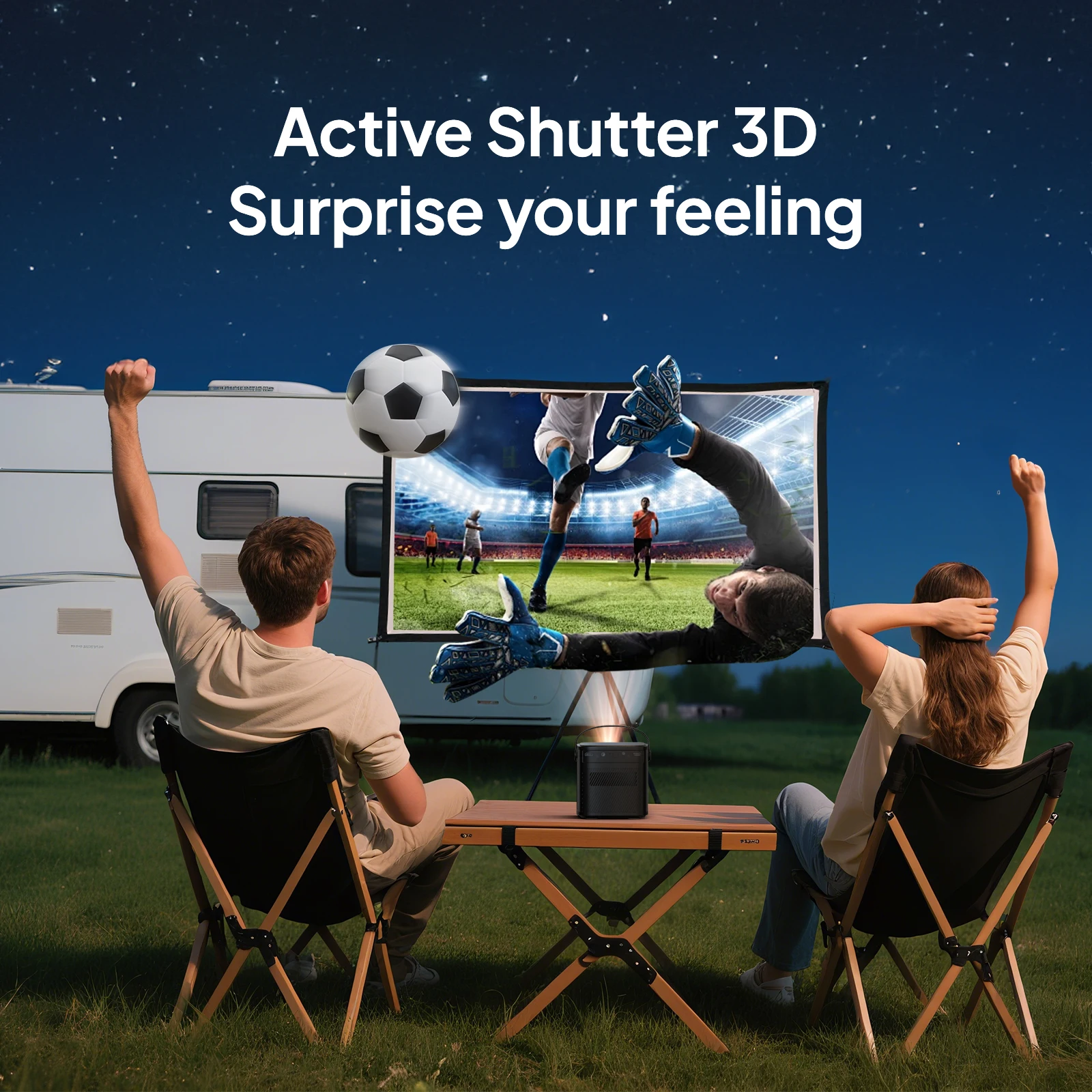 Byintek u80 max проектор 3d 4k кинотеатр android 11 - Фотография_2