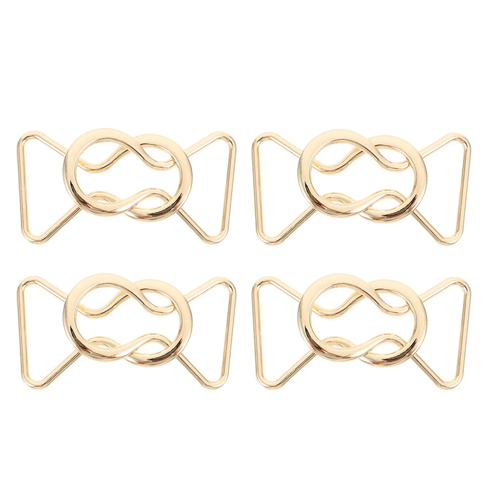 4 пары металлических пряжек на поясе - Фотография_3