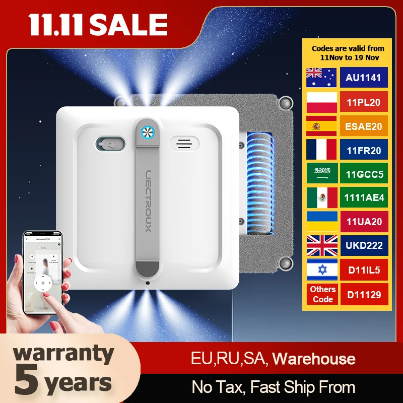 Робот-мойщик окон liectroux s9