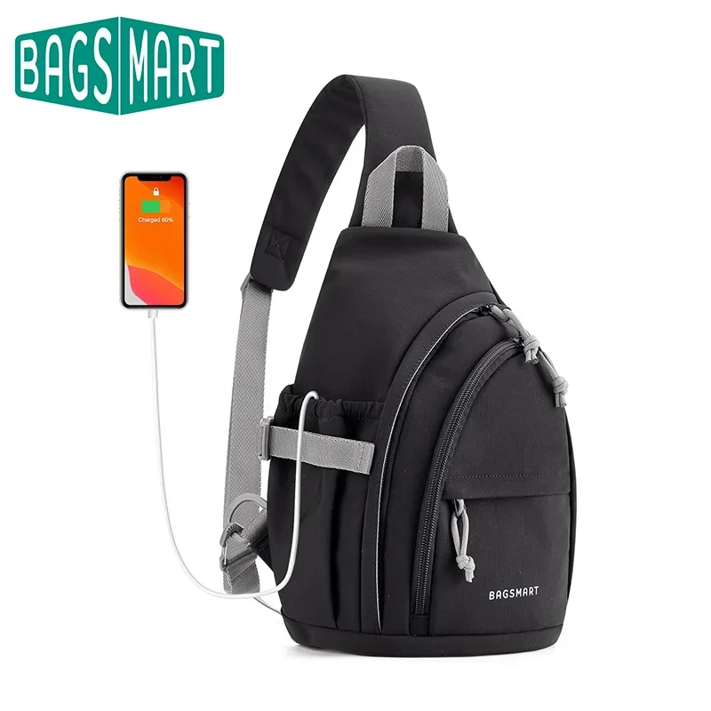 Мужская нагрудная сумка bagsmart