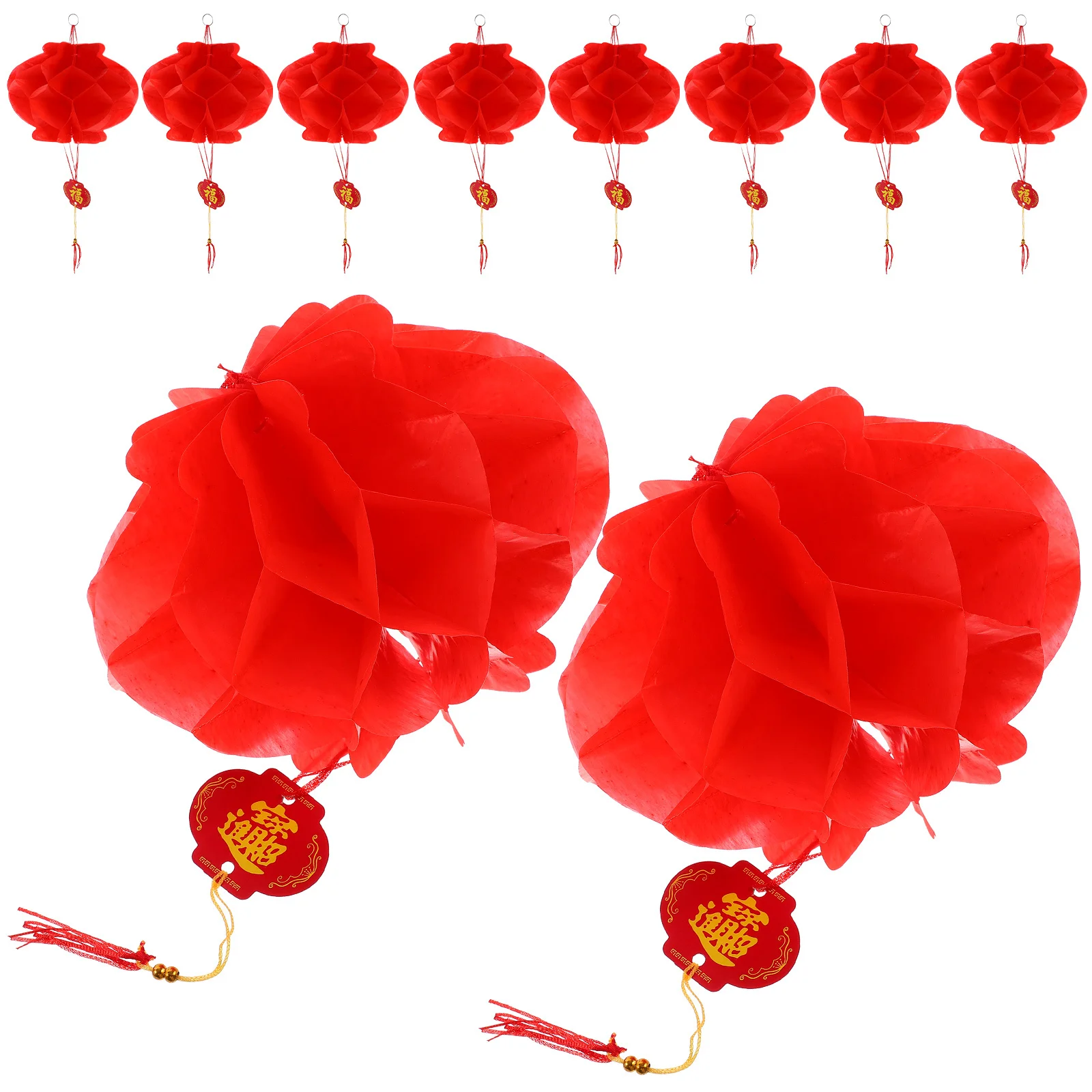 Водонепроницаемые большие красные фонарики - Фотография_4