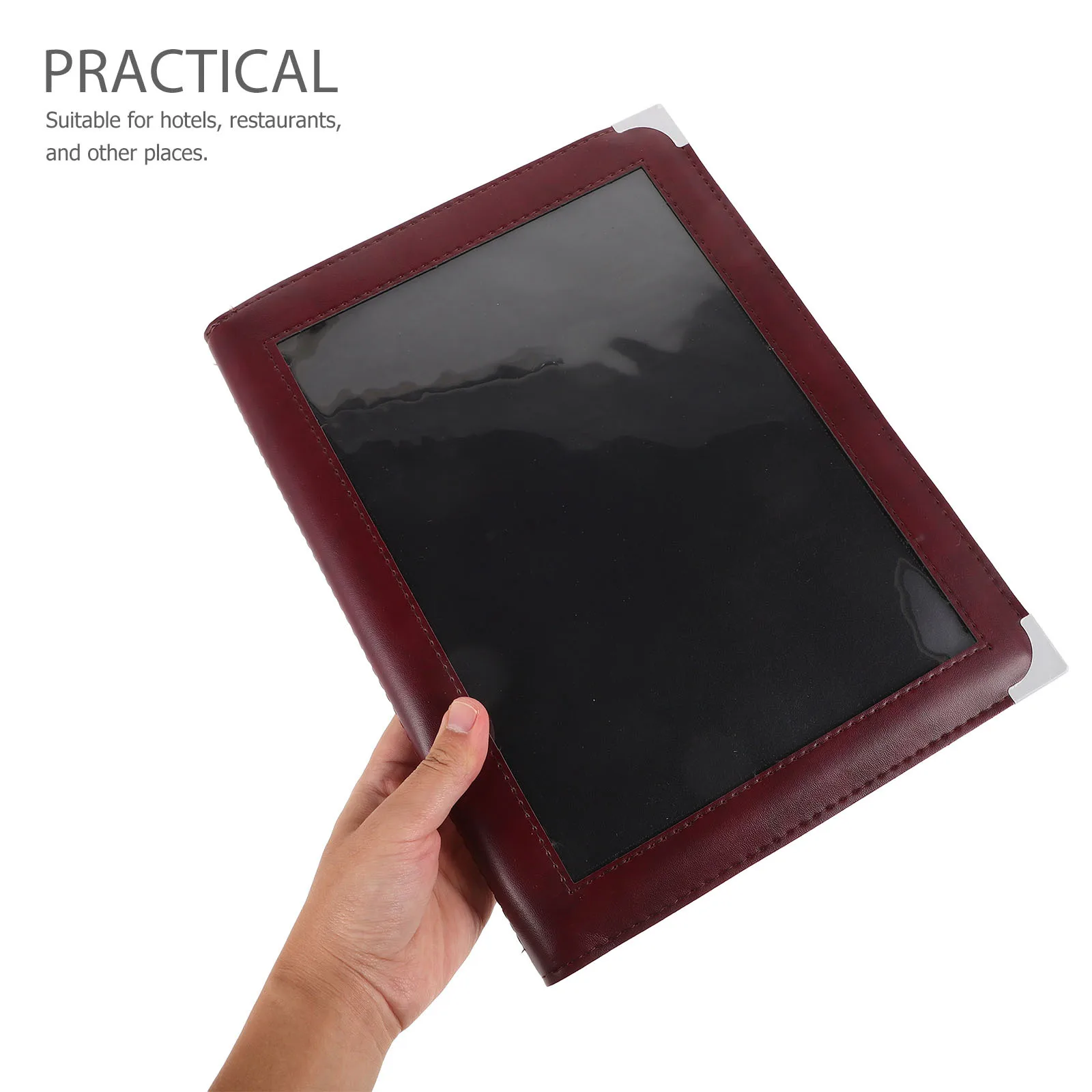 8-сторонняя прозрачная обложка для меню ресторана - Фотография_5