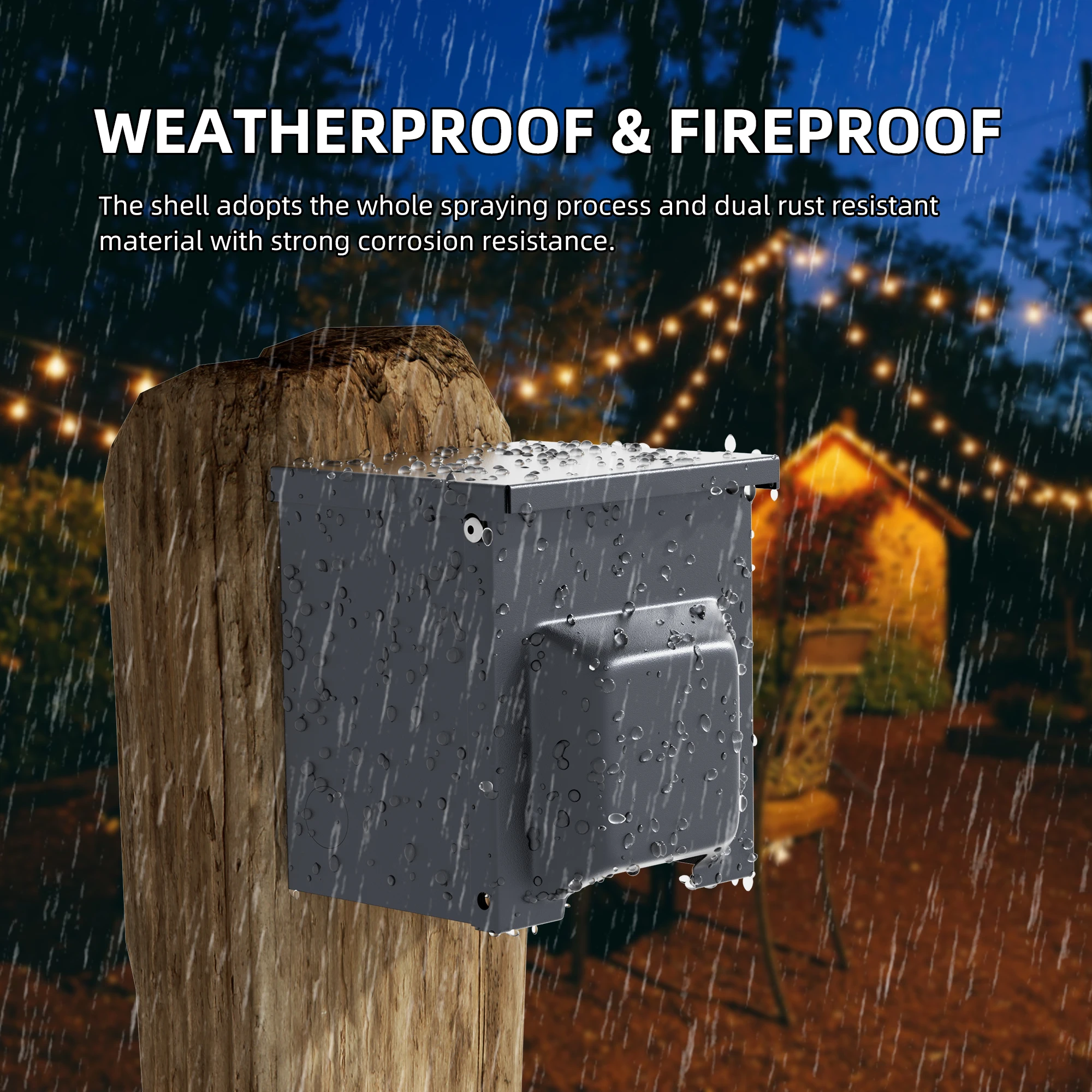 Наружная водонепроницаемая розетка ip66 - Фотография_5