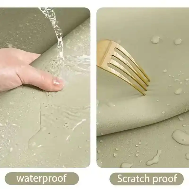 Цельная водонепроницаемая кожаная скатерть - Фотография_3
