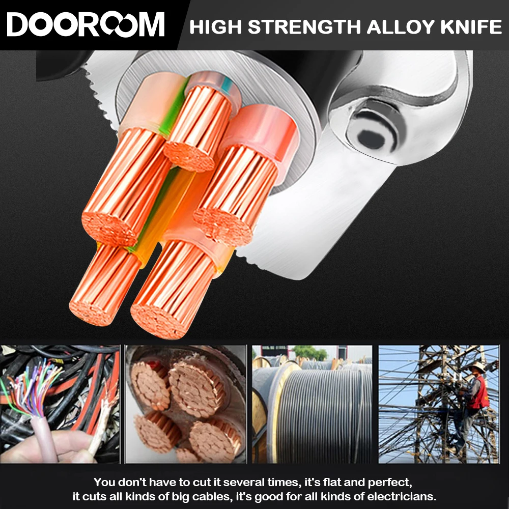 Кабельный резак с храповым механизмом dooroom - Фотография_5