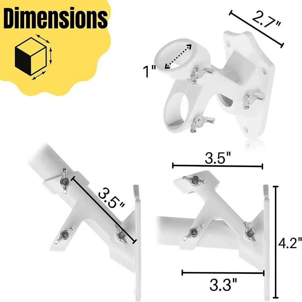Настенный держатель для флагштока без ржавчины - Фотография_6