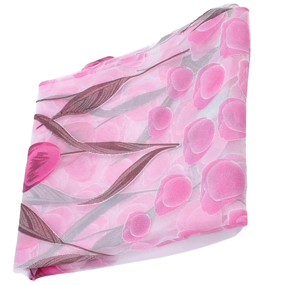 С принтом тюльпанов прозрачная - Фотография_6