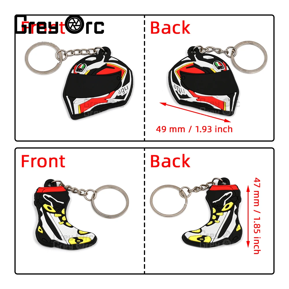 Мотоциклетный кожаный брелок премиум-класса - Фотография_3