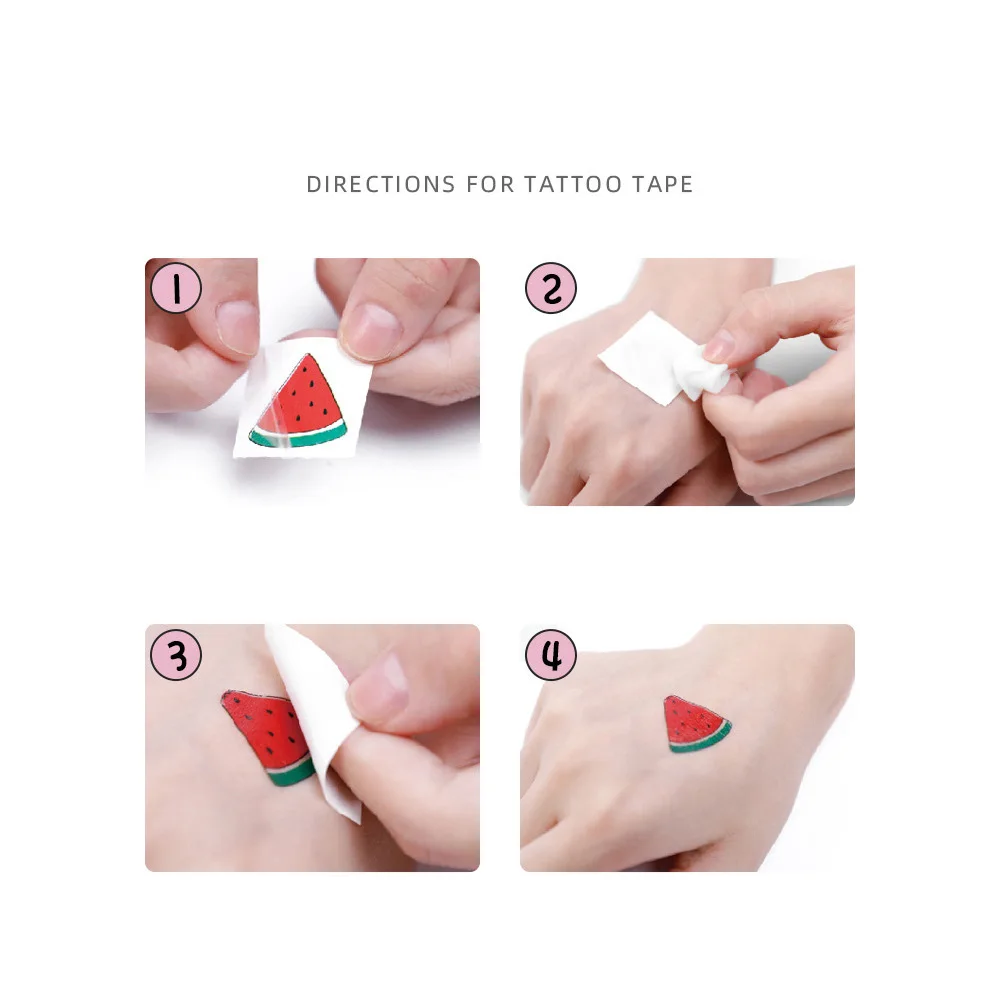 Детская наклейка-тату с мультяшным единорогом для детей - Фотография_3